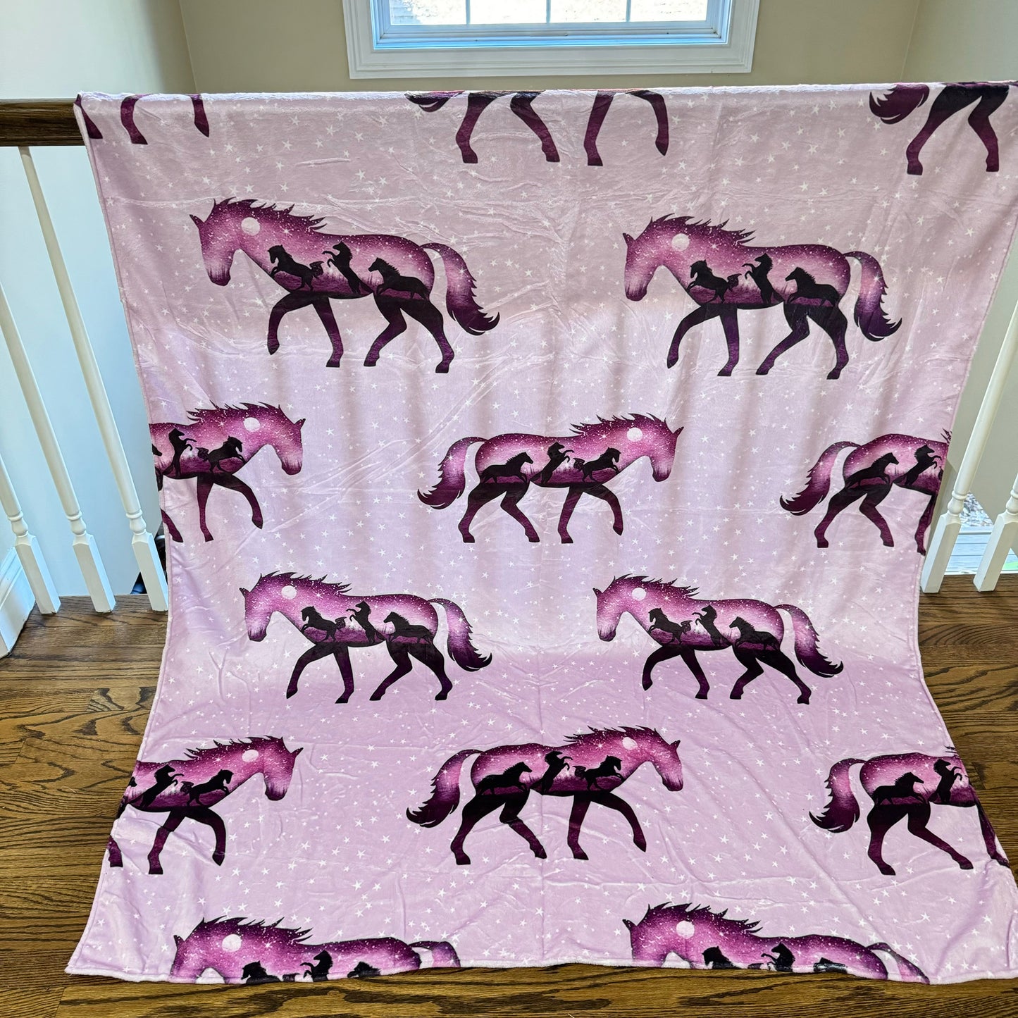 Blanket - Horse, Purple Moon - PREORDER