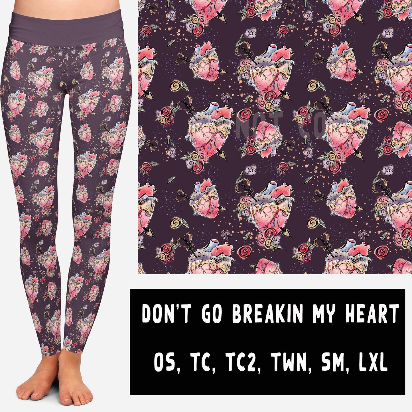 VDAY BATCH-DON'T GO BREAKIN MY HEART LEGGINGS AND JOGGERS