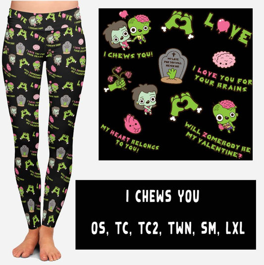 VDAY BATCH-I CHEWS YOU LEGGINGS AND JOGGERS