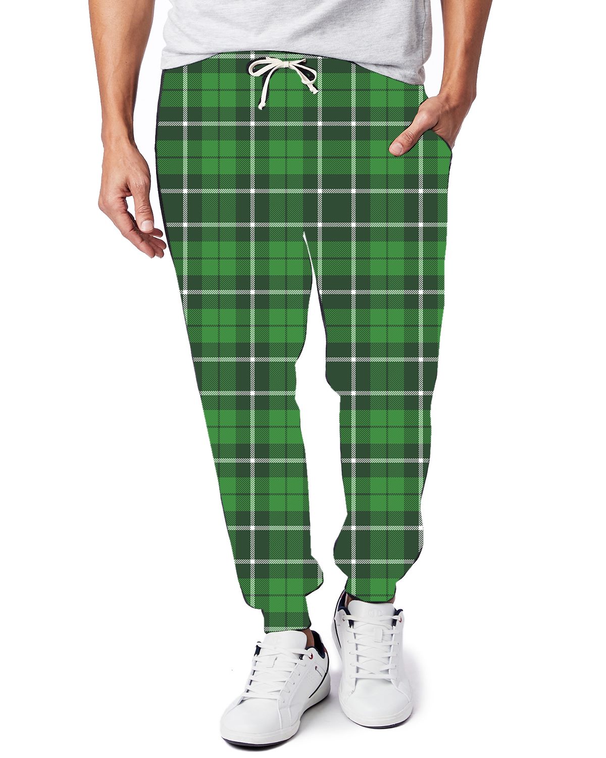 LUCKY RUN- ST PATTY PLAID LEGGINGS AND JOGGER