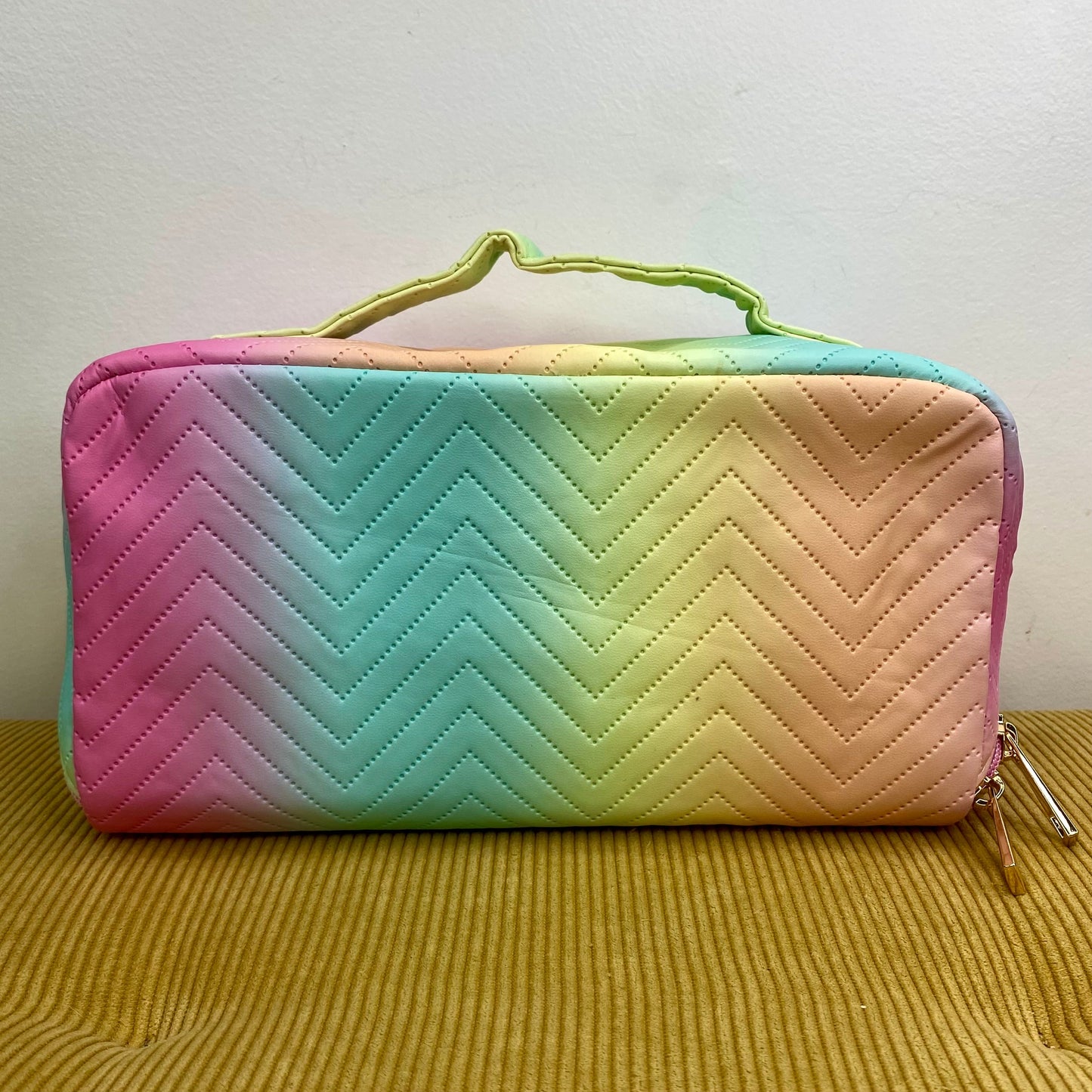 Oversized Lay Flat Cosmetic Bag - Tie Dye