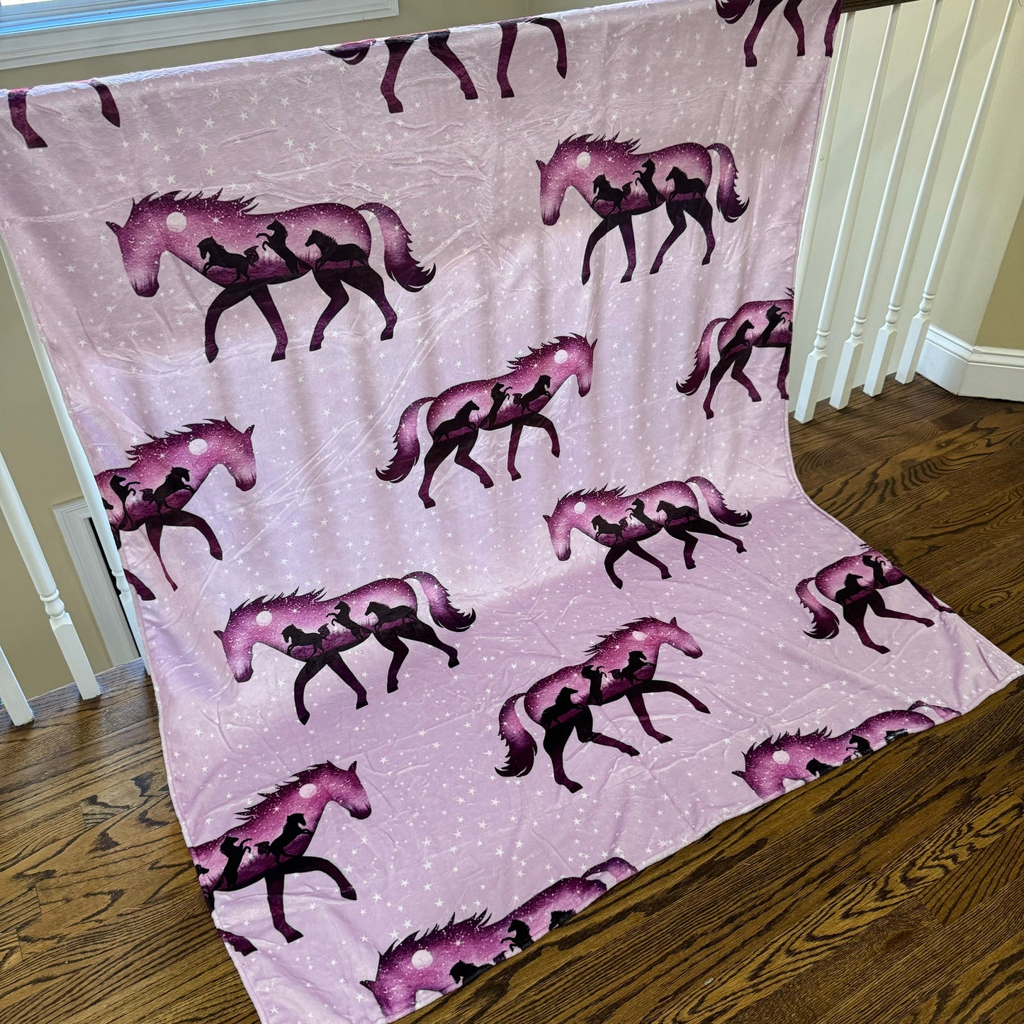 Blanket - Horse, Purple Moon - PREORDER