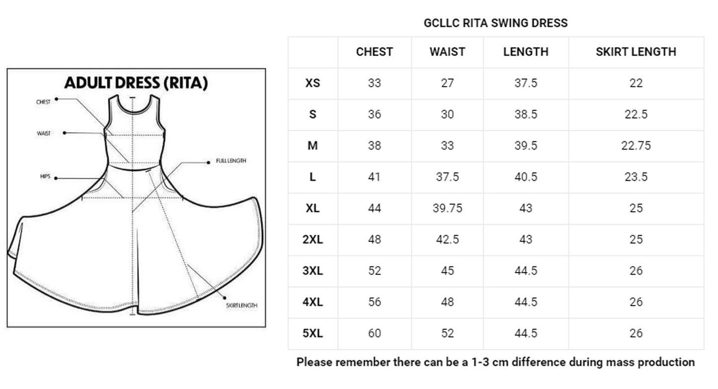 RITA SWING DRESS RUN-DIPPED BUTTERFLY