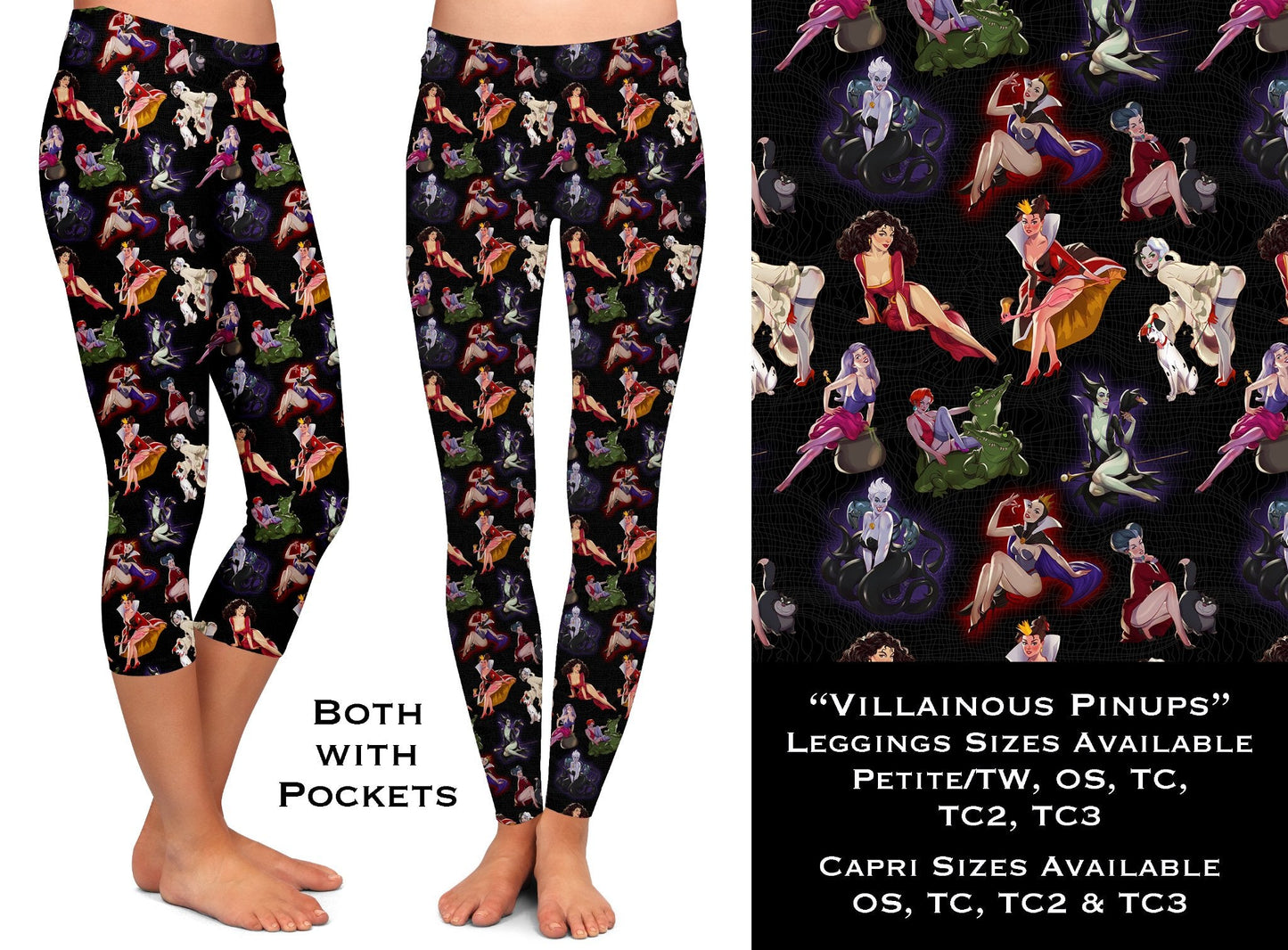 Villainous Pinups Leggings & Capris with Pockets