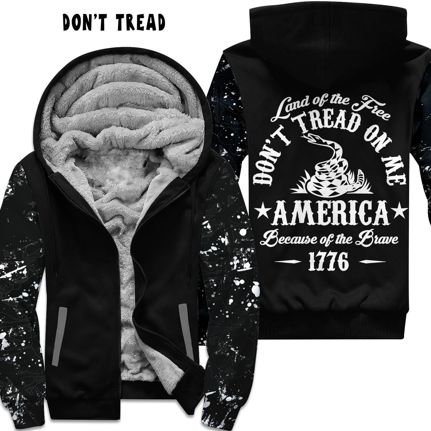 DONT TREAD ON ME- FLEECE/COTTON LINED JACKETS RUN 12 PREORDER CLOSING 11/29