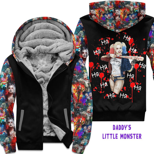 DADDY'S LITTLE MONSTER- FLEECE/COTTON LINED JACKETS RUN 12 PREORDER CLOSING 11/29