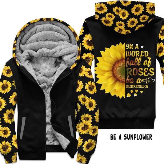 BE A SUNFLOWER- FLEECE/COTTON LINED JACKETS RUN 12 PREORDER CLOSING 11/29