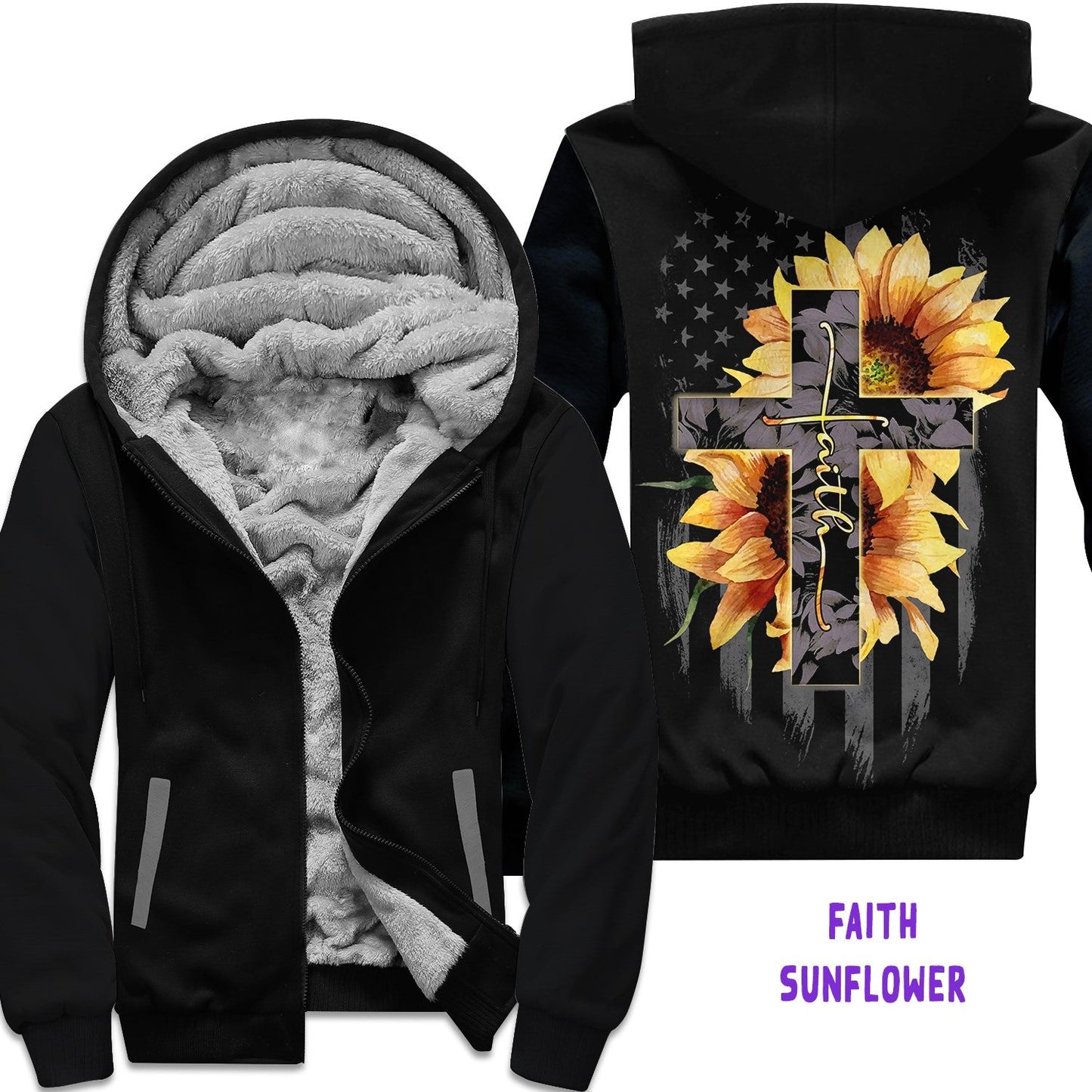 FAITH SUNFLOWER- FLEECE/COTTON LINED JACKETS RUN 12 PREORDER CLOSING 11/29