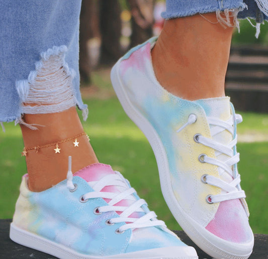 SUMMER SNEAKER - PASTEL TIE DYE