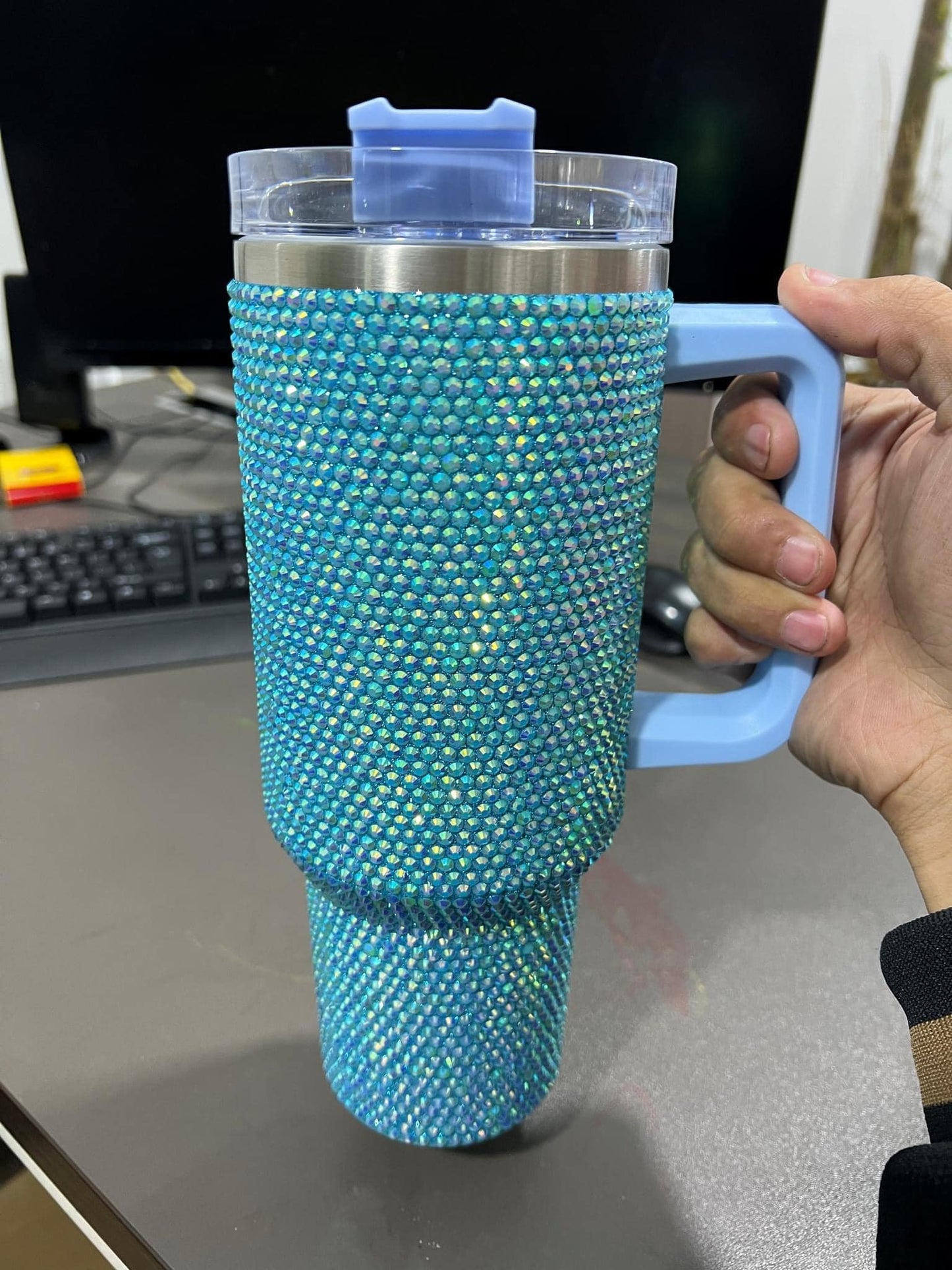 Rhinestone 40oz Tumblers-9 COLORS AVAILABLE