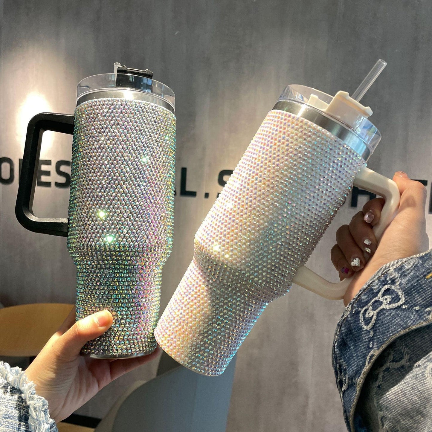 Rhinestone 40oz Tumblers-9 COLORS AVAILABLE