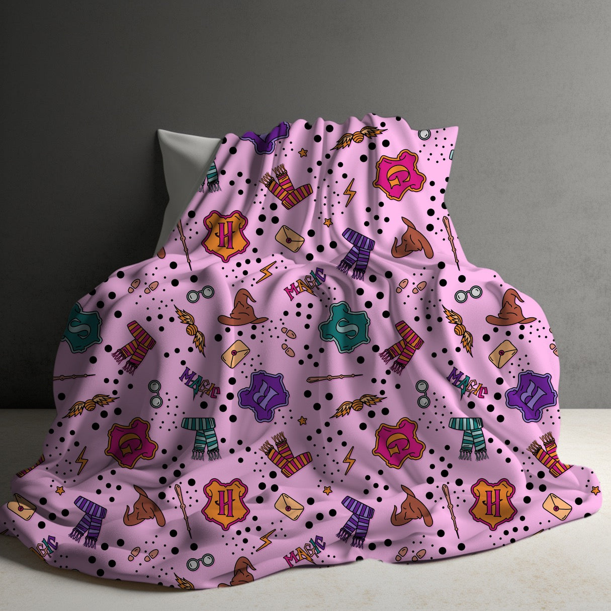 Blanket - Magic Pink Polkadot - PREORDER