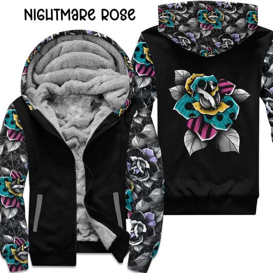 NIGHTMARE ROSE- FLEECE/COTTON LINED JACKETS RUN 12 PREORDER CLOSING 11/29