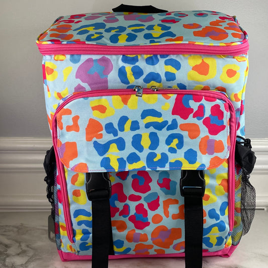 Cooler - Colorful Leopard Backpack