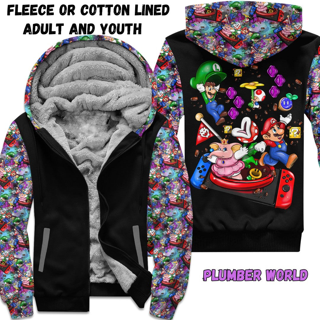 PLUMBER WORLD- FLEECE/COTTON LINED JACKETS RUN 12 PREORDER CLOSING 11/29