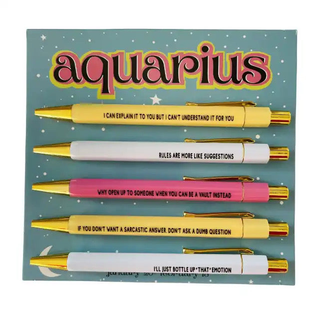 Pen Set - Aquarius - PREORDER