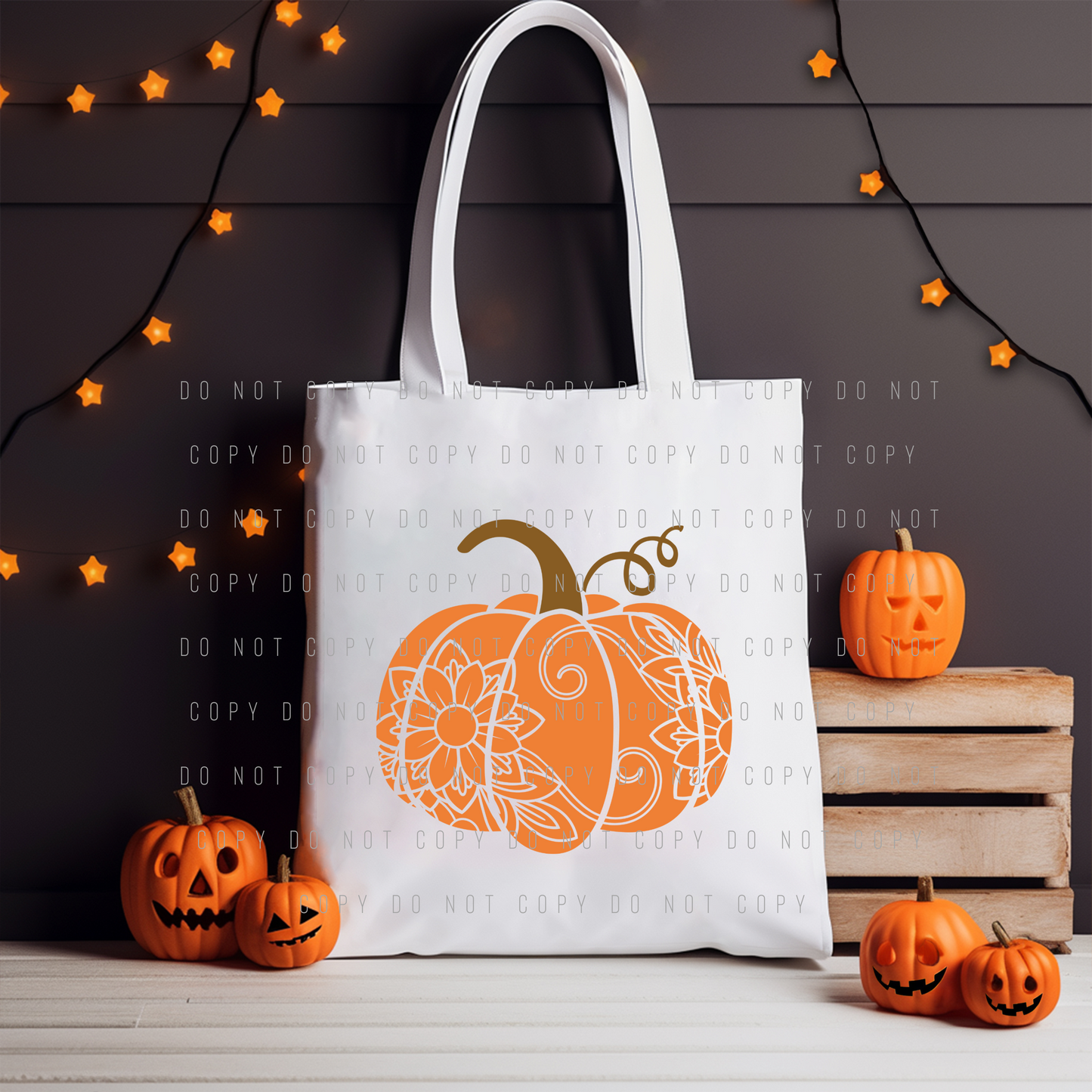 Tote Bag - Mandala Pumpkin