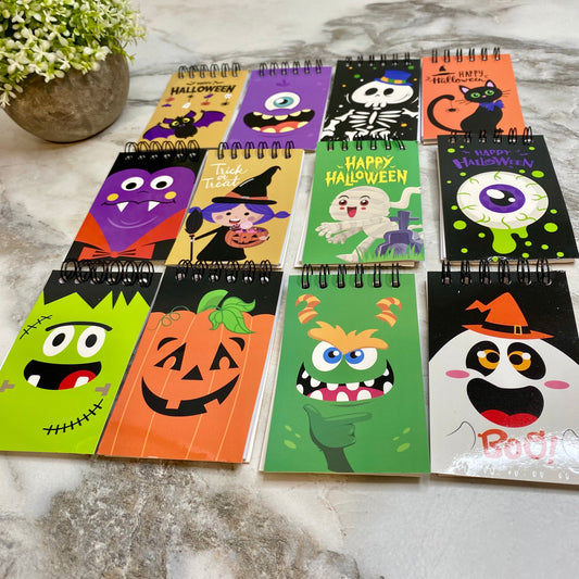 Mini Spiral Notebooks - Halloween Mix