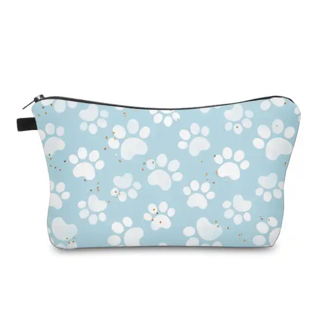 Pouch - Blue Paw Print - PREORDER