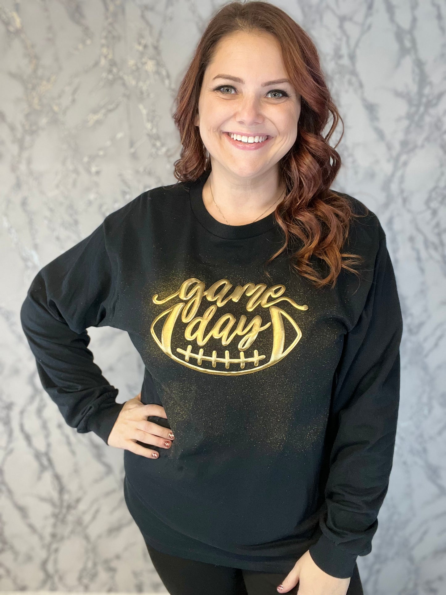 Game Day Long Sleeve- Gold