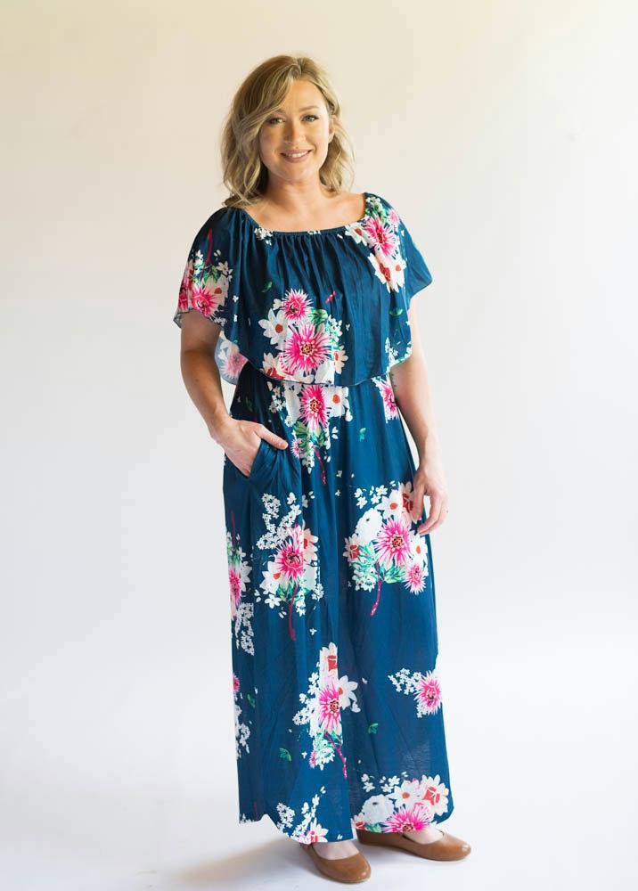 OFF THE SHOULDER MAXI DRESSES