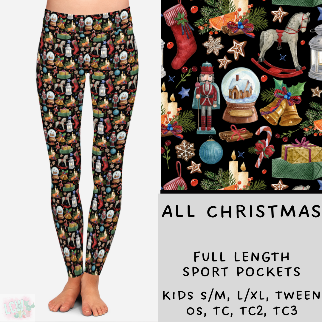 Ready To ship - Christmas Lounge - All Christmas Leggings