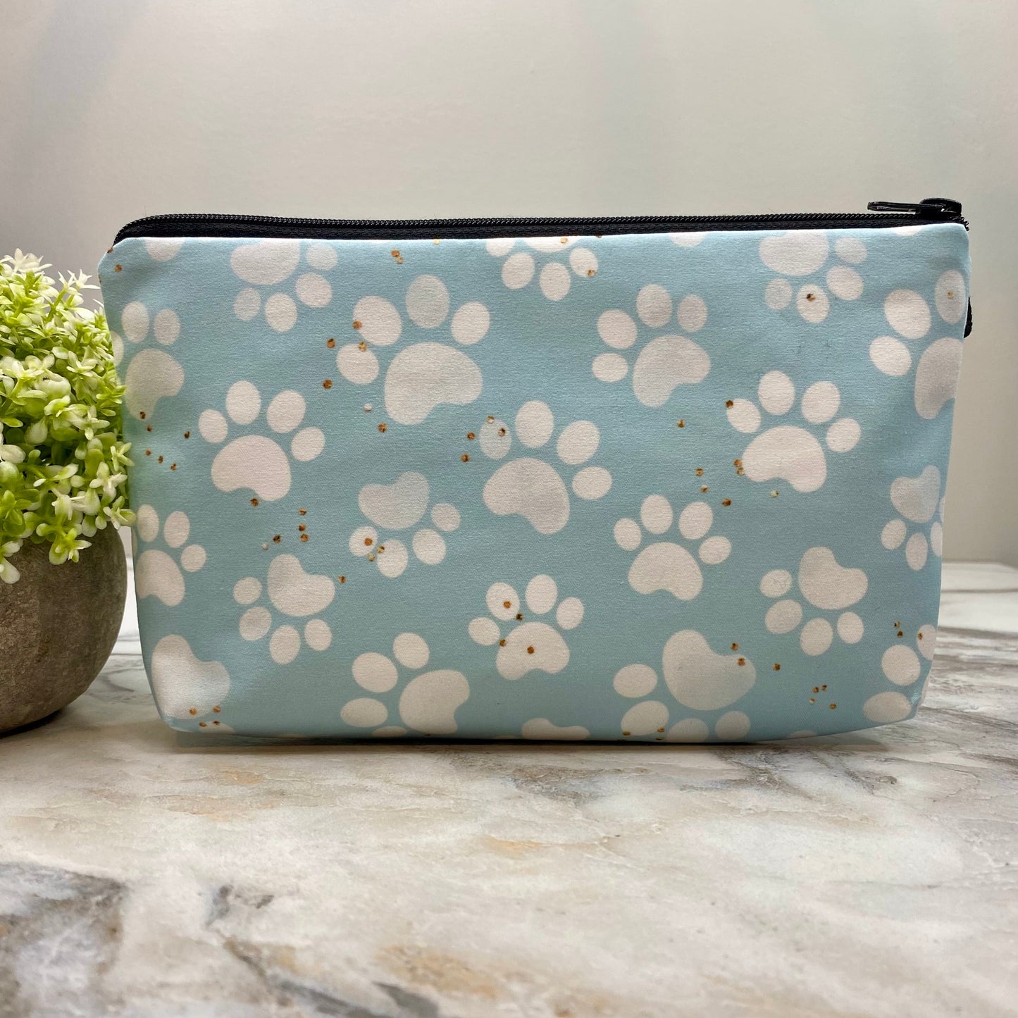 Pouch - Blue Paw Print - PREORDER