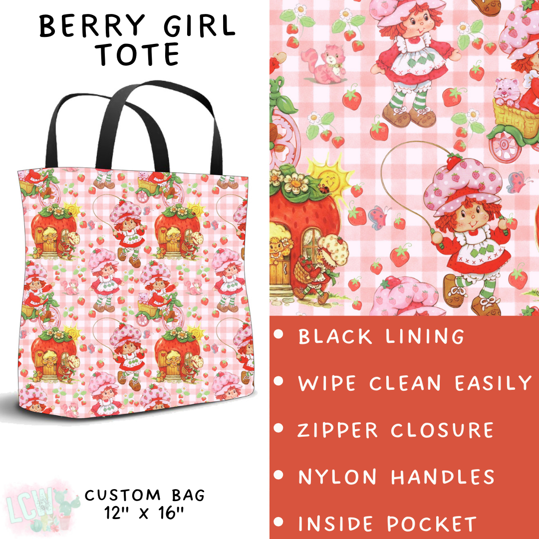 Batch #249 - October Request Run - Closes 12/6 - ETA late Jan - Berry Girl Tote