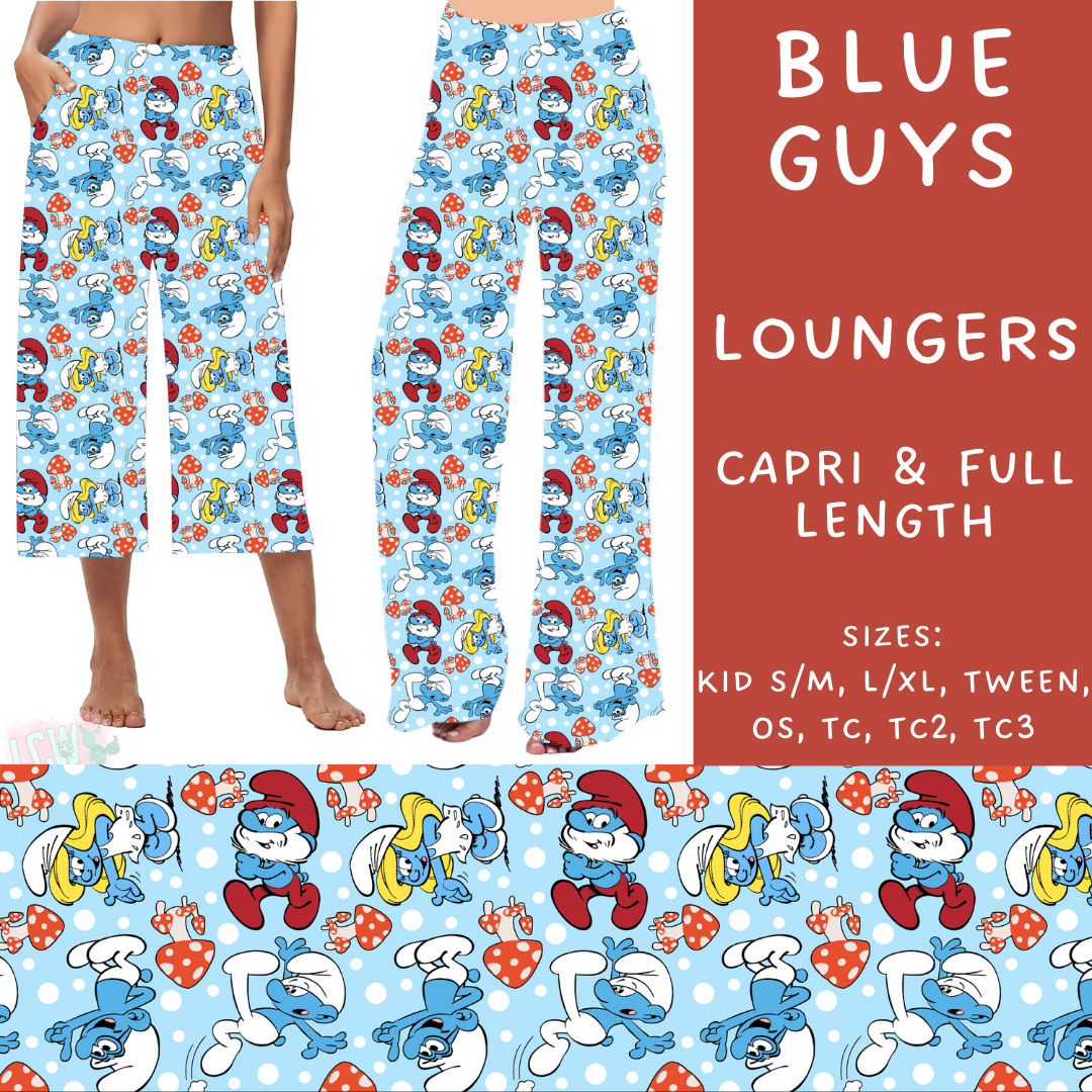 Batch #249 - October Request Run - Closes 12/6 - ETA late Jan - Blue Guys Capri and Full Length Loungers