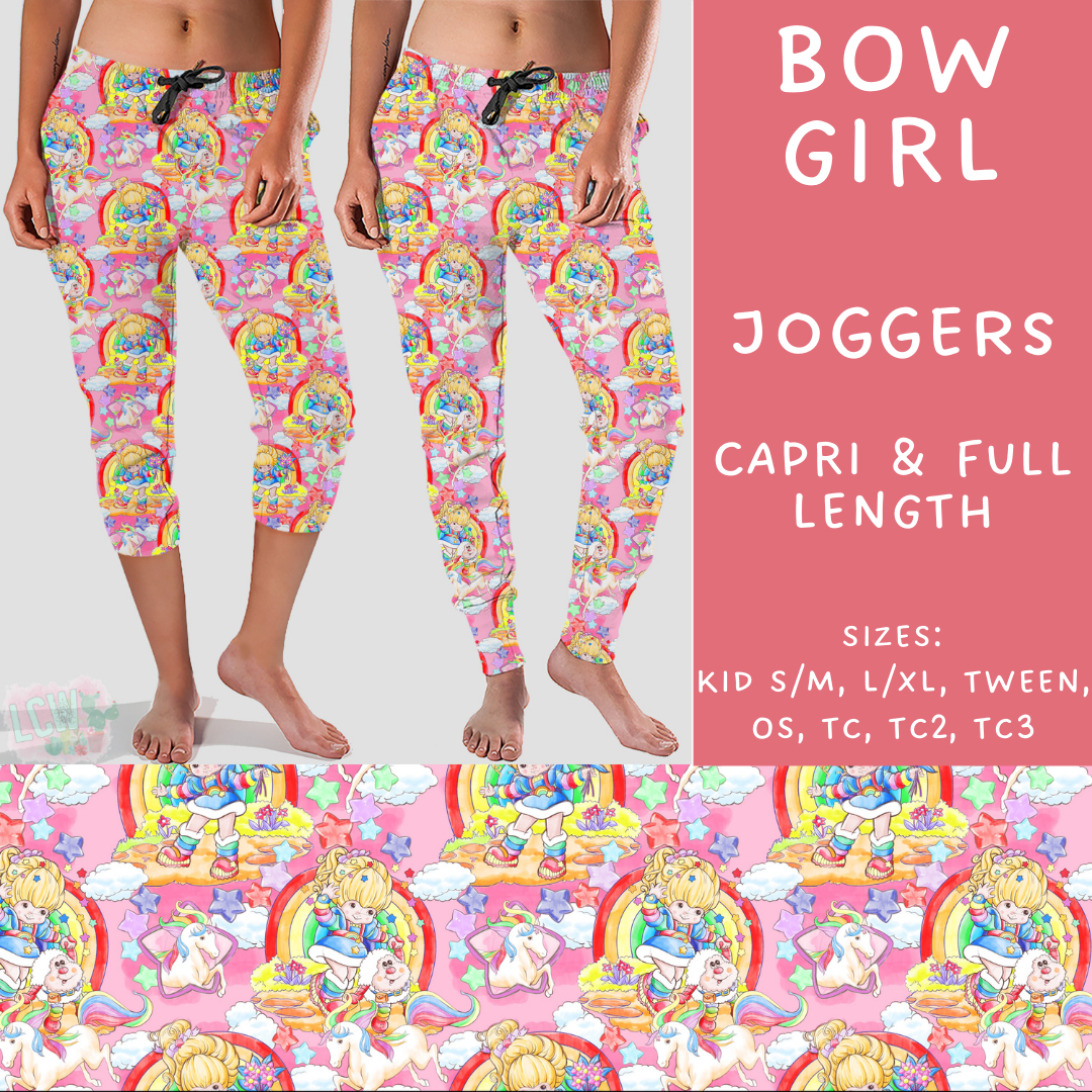 Batch #249 - October Request Run - Closes 12/6 - ETA late Jan - Bow Girl Full and Capri Length Joggers