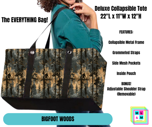 Bigfoot Woods Collapsible Tote