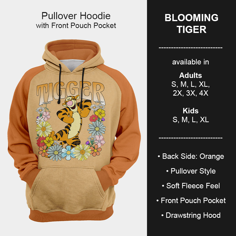 B199 - Preorder Blooming Tiger Hoodie (Closes 12/11. ETA mid Feb.)