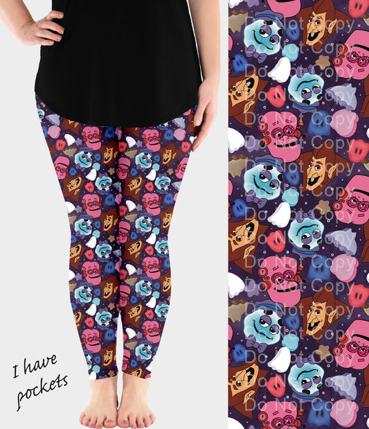 RTS - Bowl Full of Spooky Leggings w/ Pockets