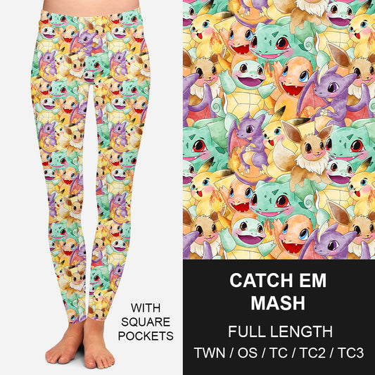 RTS - Catch Em Mash Leggings w/ Pockets