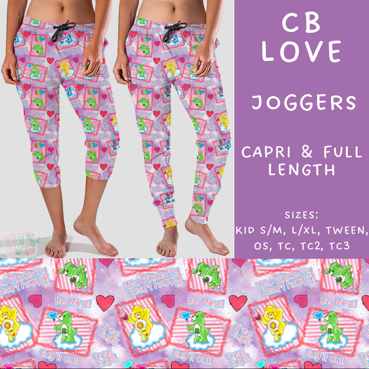 Batch #253 - Valentine Characters - Closes 12/13 - ETA mid/late Jan - CB Love Full and Capri Length Joggers