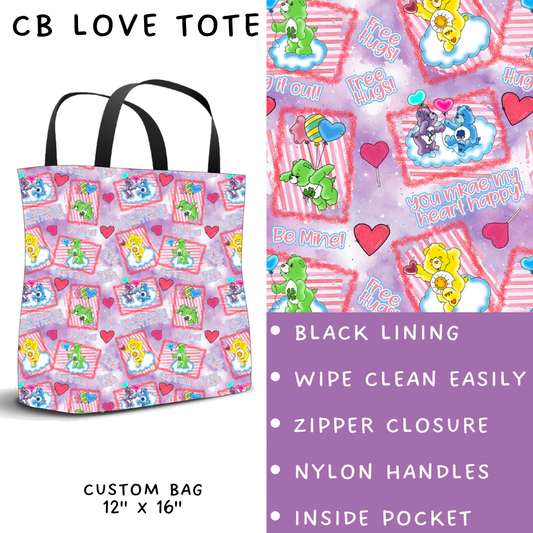 Batch #253 - Valentine Characters - Closes 12/13 - ETA mid/late Jan - CB Love Tote