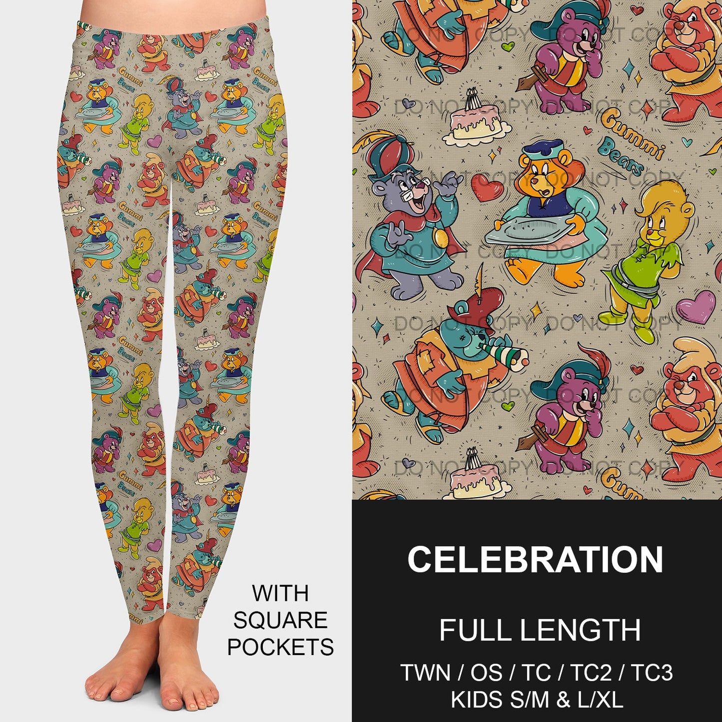 B200 - Preorder Celebration Leggings w/ Pockets (Closes 12/15. ETA late Feb.)