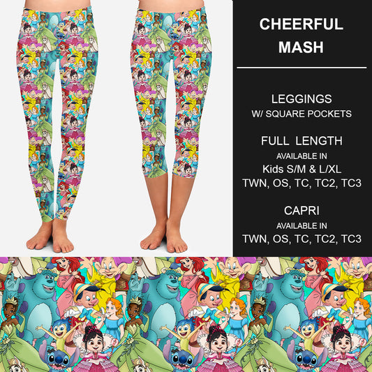 RTS - Cheerful Mash Leggings w/ Pockets