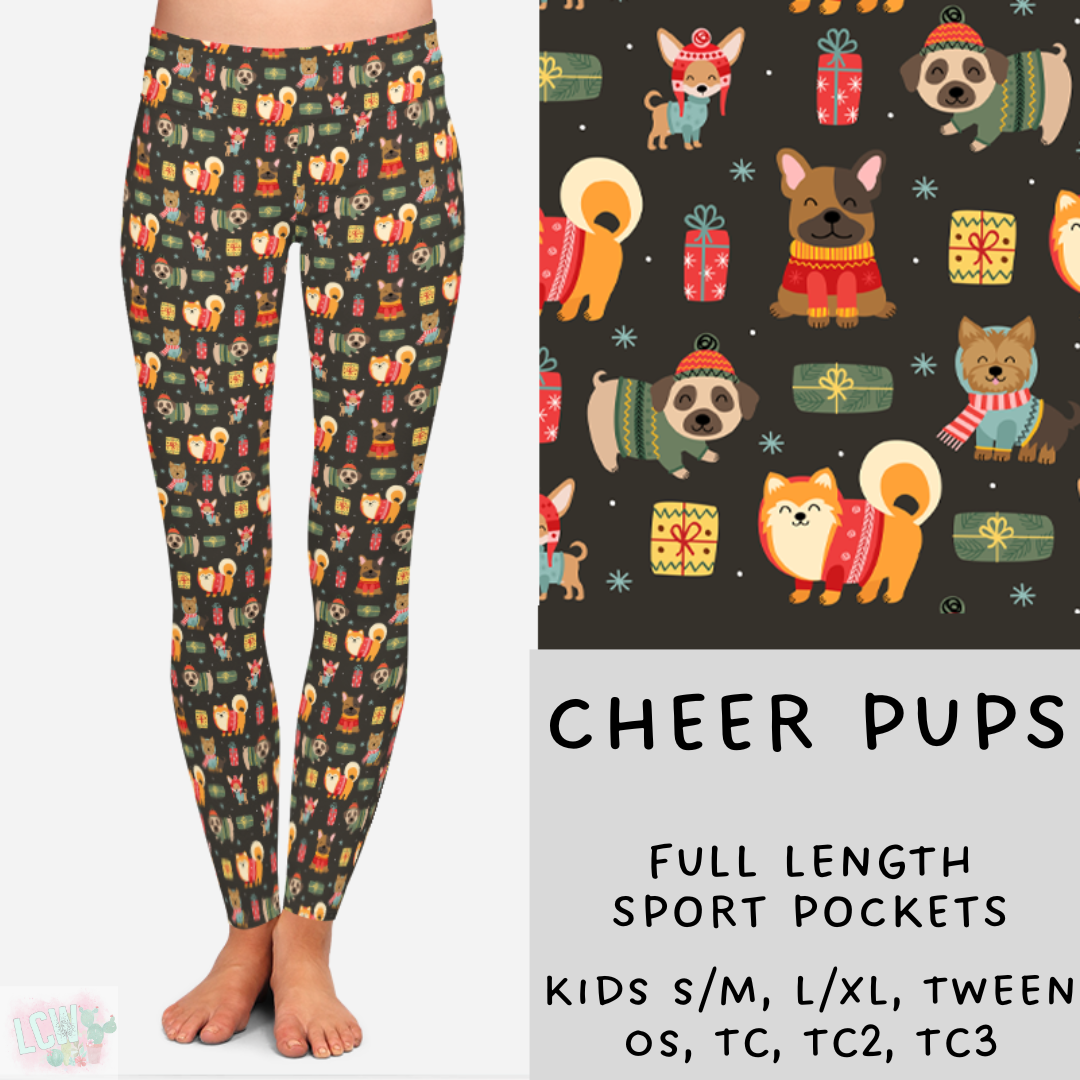 Ready To Ship - Cheer Pups Leggings