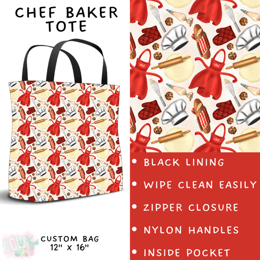 Batch #248 - Careers Collection - Closes 12/4 - ETA late Jan - Chef Baker Tote