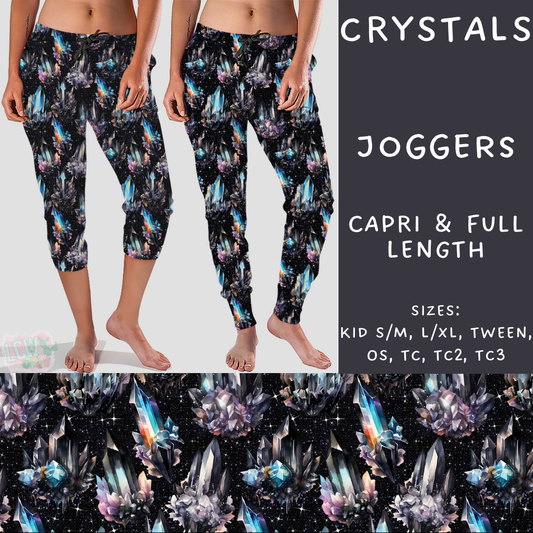 Batch #249 - October Request Run - Closes 12/6 - ETA late Jan - Crystals Full and Capri Length Joggers