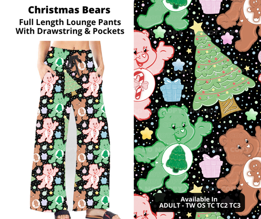 Christmas Bears Full Length Lounge Pants