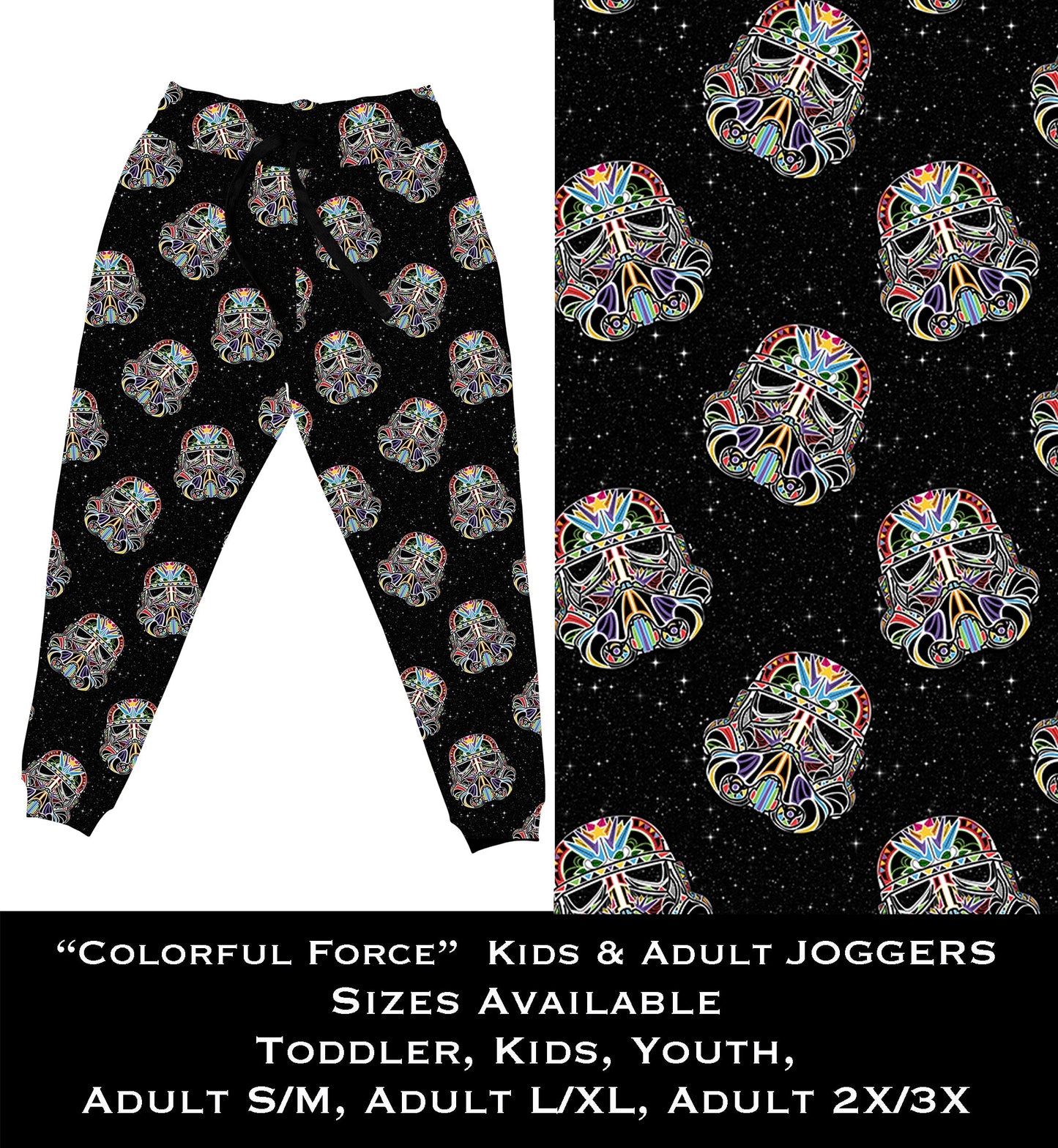 Colorful Force - Full & Capri Joggers