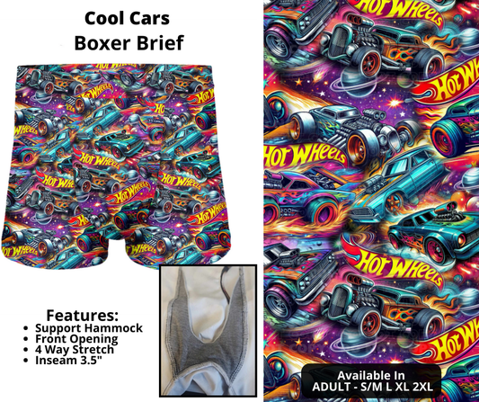 Preorder! Closes 12/12. ETA Feb. Cool Cars Boxer Briefs