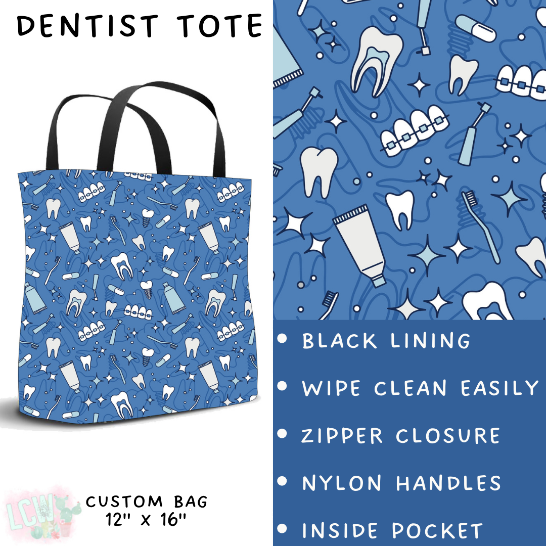 Batch #248 - Careers Collection - Closes 12/4 - ETA late Jan - Dentist Tote