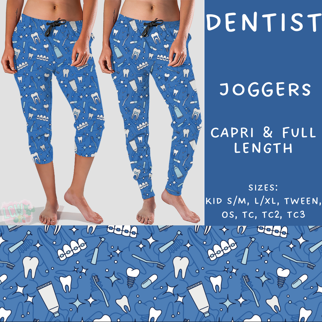 Batch #248 - Careers Collection - Closes 12/4 - ETA late Jan - Dentist Full and Capri Length Joggers