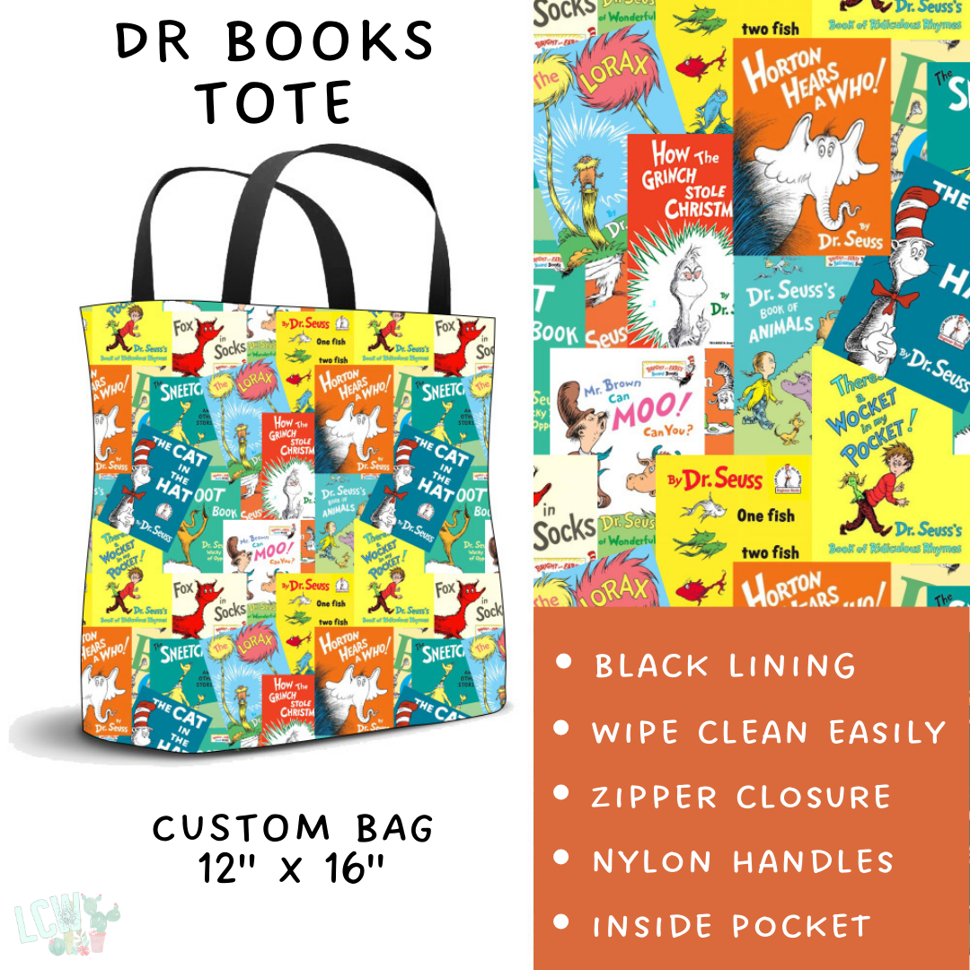 Ready To Ship - Dr Books Tote