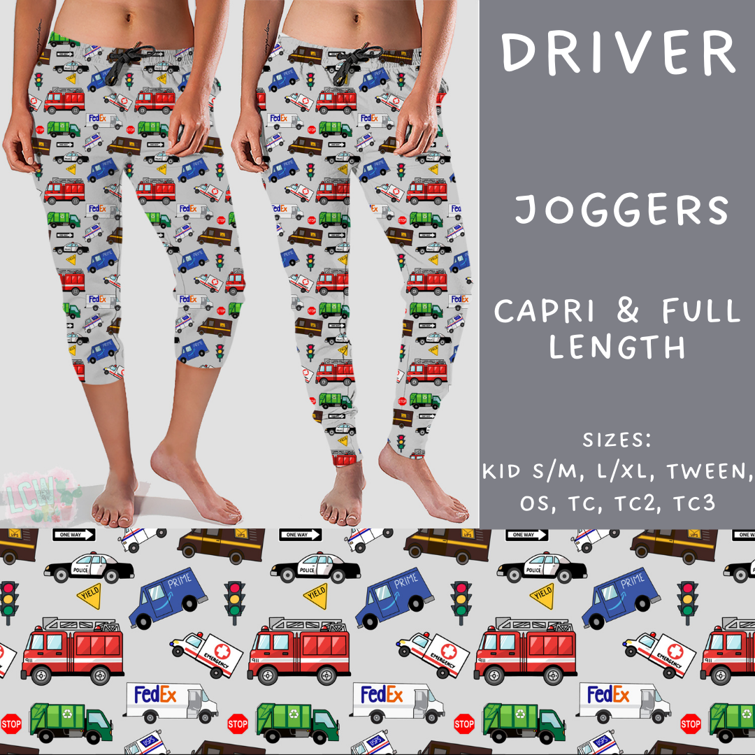 Batch #248 - Careers Collection - Closes 12/4 - ETA late Jan - Driver Full and Capri Length Joggers