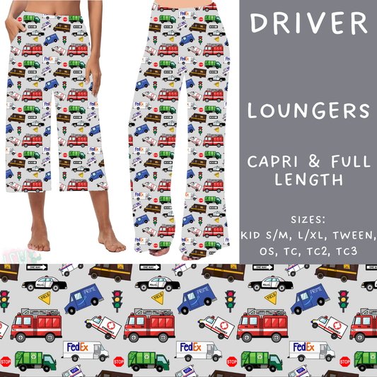 Batch #248 - Careers Collection - Closes 12/4 - ETA late Jan - Driver Capri and Full Length Loungers