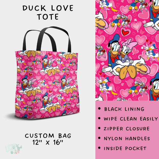 Batch #251 - Magical Love Presale - Closes 12/10 - ETA Late Jan - Duck Love Tote